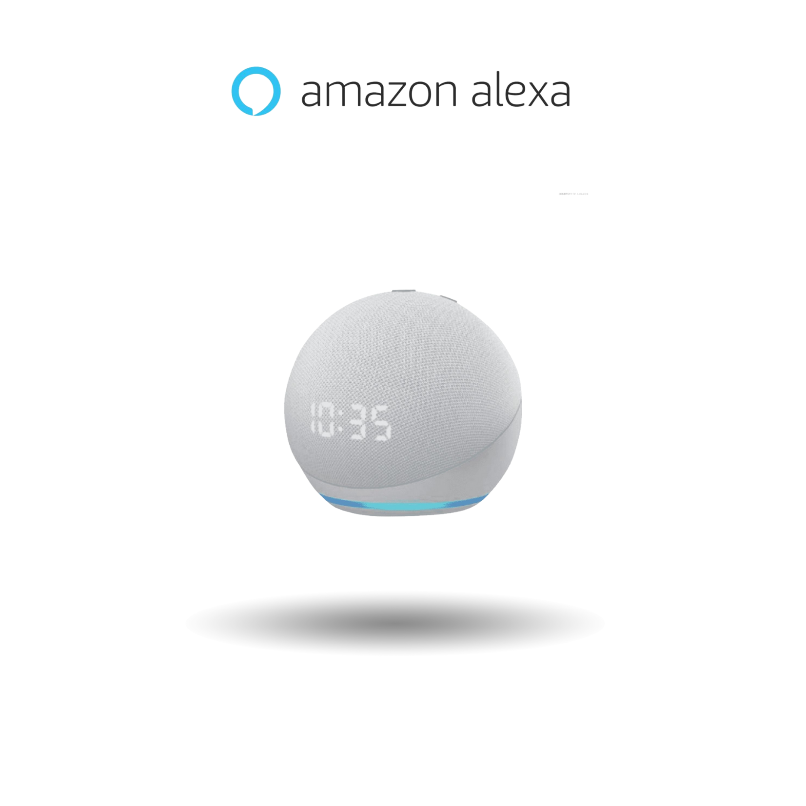 Amazon Alexa Echo Dot 4 ( 4th Generation ) with Clock Display