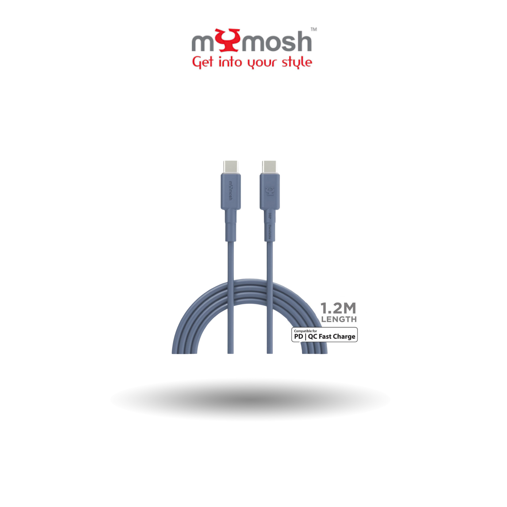MYMOSH Type-C to Type-C Cable 1.2M