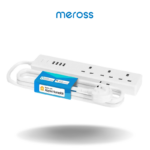 Meross Smart Power Strip with Surge Protector (3 AC+4 USB)