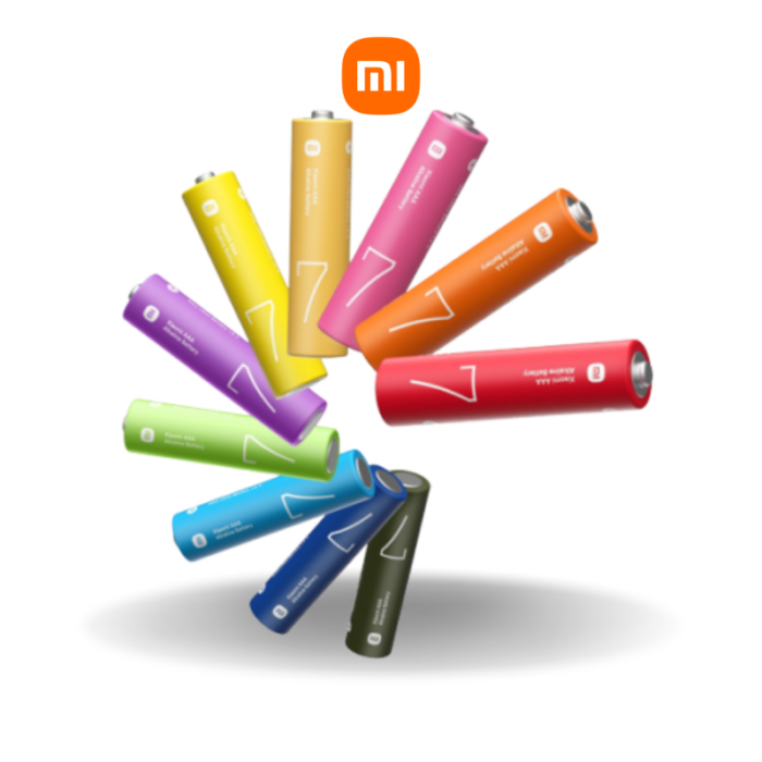 Xiaomi AAA Rainbow Batteries (10 Count)