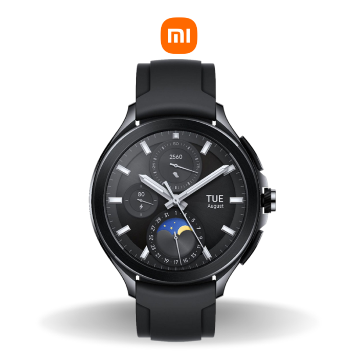 Xiaomi Watch 2 Pro - Black Case with Black Fluororubber Strap