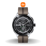Xiaomi Watch 2 Pro – Silver Case with Brown Leather Strap