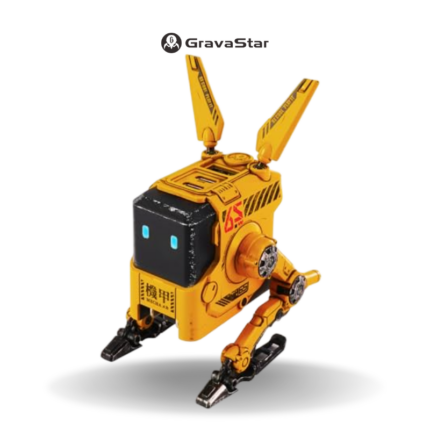 GravaStar Alpha65 GaN 65W Wall Charger - War Damaged Yellow