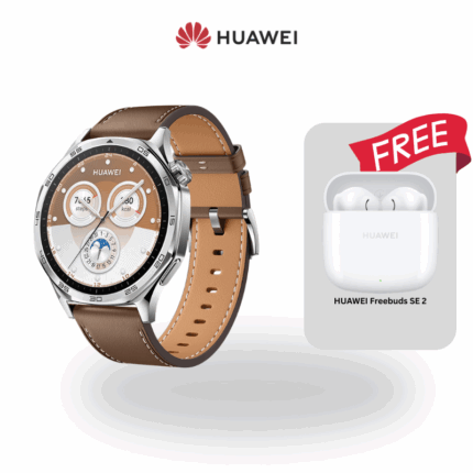 [Exclusive Deals] Huawei Watch GT 5 - 46mm | Brown Composite Leather Strap