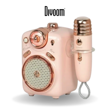 Divoom Fairy-2 Karaoke FM Radio Speaker | Pink