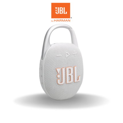 JBL Clip 5 Ultra-Portable Waterproof Speaker | White