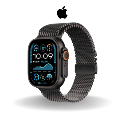Apple Watch Ultra 2 GPS + Cellular 49mm Black Titanium Case with Black Titanium Milanese Loop