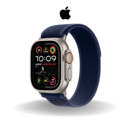 Apple Watch Ultra 2 GPS + Cellular 49mm Natural Titanium Case with Blue Trail Loop