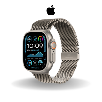 Apple Watch Ultra 2 GPS + Cellular 49mm Natural Titanium Case with Natural Titanium Milanese Loop