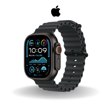 Apple Watch Ultra 2 GPS + Cellular 49mm Black Titanium Case with Black Ocean Band