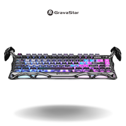 GravaStar Mercury K1 Pro RGB Gaming Keyboard - Galaxy Black