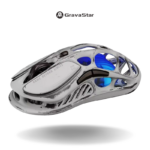 GravaStar Mercury M1 Pro Gaming Mouse – Battle Worn Silver Mist