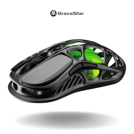 GravaStar Mercury M1 Pro Gaming Mouse - Gunmetal Gray