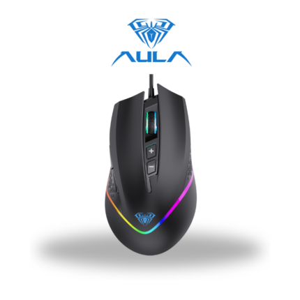AULA F805 Wired Gaming Mouse - Black