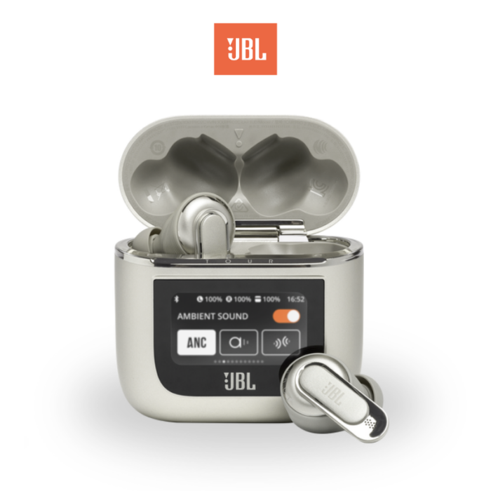 JBL Tour Pro 2 True wireless Noise Cancelling Earbuds | White