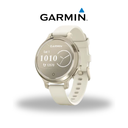 Garmin Lily 2 Active – Lunar Gold | Bone Silicone Band