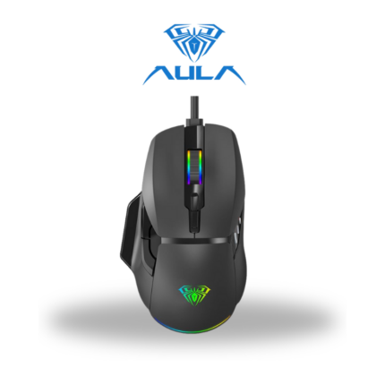 AULA F815 Wired Gaming Mouse - Black