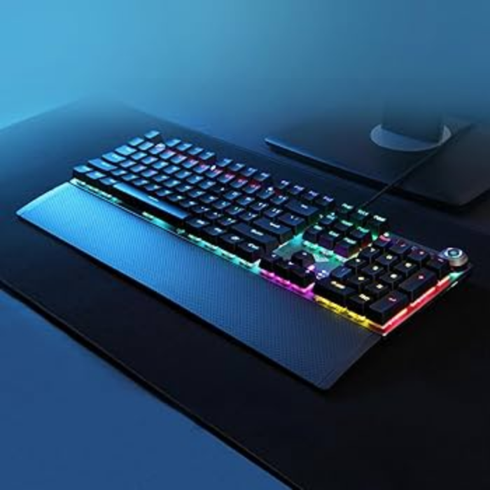 AULA Wired F2058 Mechanical Gaming Keyboard - Black - Image 2