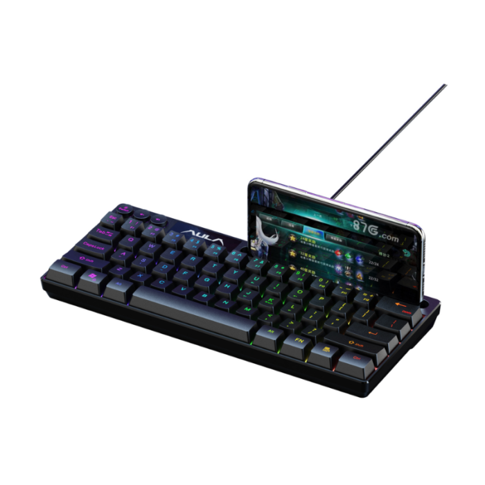 AULA F3061 Wired Mechanical Keyboard - Black - Image 2