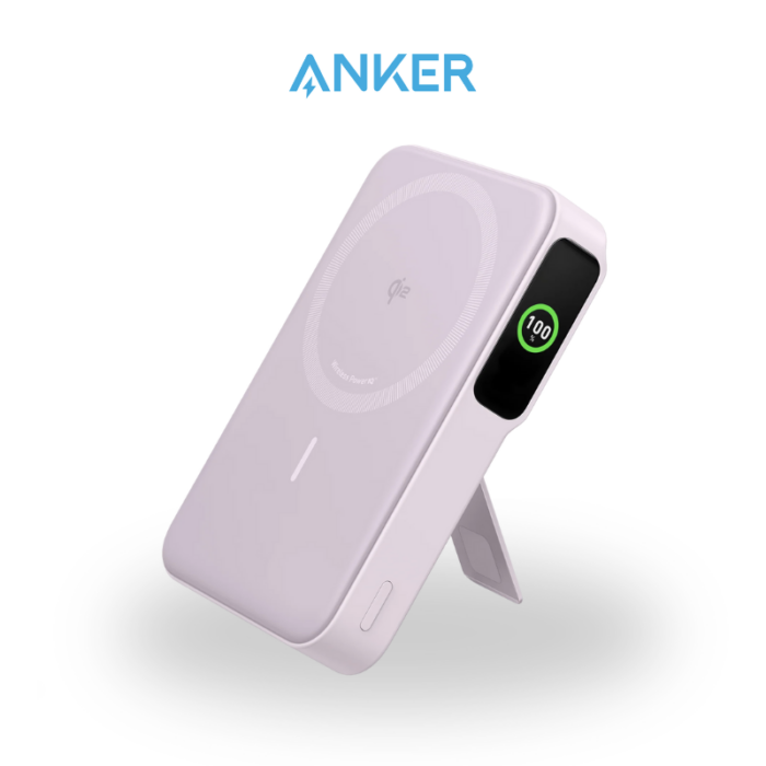 Anker MagGO 15W 10000mAh Power Bank | Purple