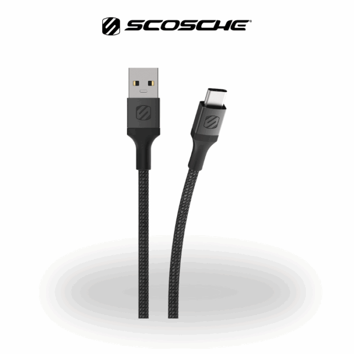 Scosche StrikeLine USB-C Braided Cable | 0.9m