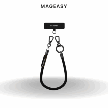 Mageasy 8.3mm Wrist Strap + Strap Card | Black