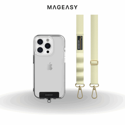 Mageasy 20mm Phone Lanyard Strap + Strap Card | Spring Green