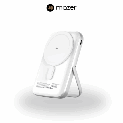 Mazer MagAir17 10000mAh Magnetic Wireless Power Bank | White