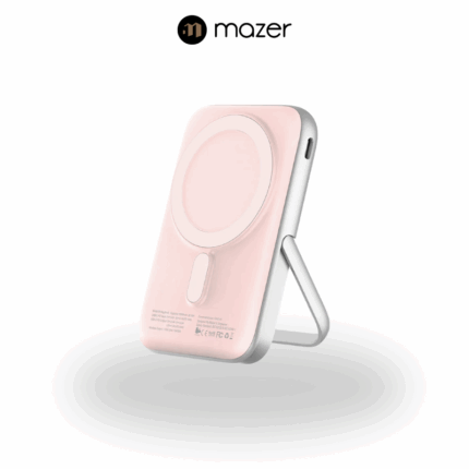 Mazer MagAir16 10000mAh Magnetic Wireless Power Bank | Pink
