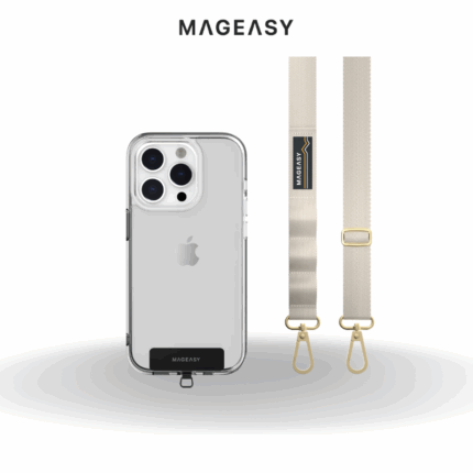 Mageasy 20mm Phone Lanyard Strap + Strap Card | Starlight