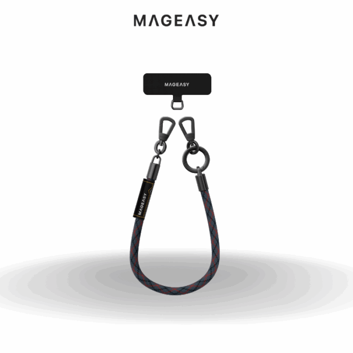 Mageasy 8.3mm Wrist Strap + Strap Card | Bold Navy