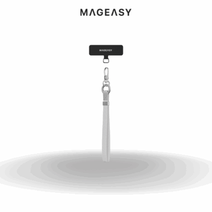 Mageasy 15mm Wrist Strap + Strap Card | Galaxy Gray