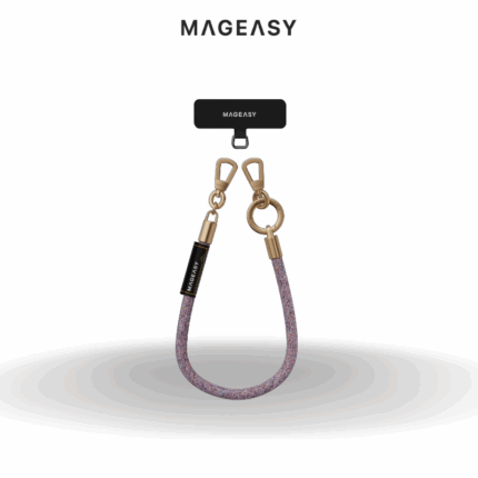 Mageasy 8.3mm Wrist Strap + Strap Card | Misty Pink
