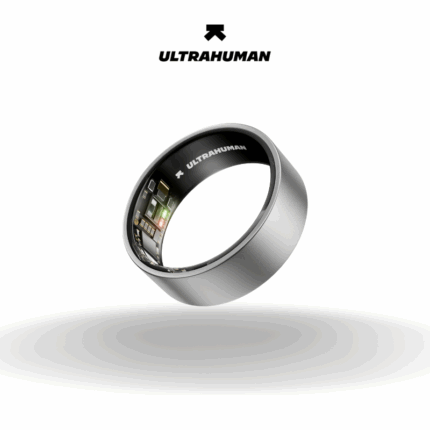 Ultrahuman Ring Air Smart Health Tracker | Space Silver Size 10