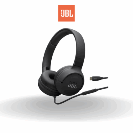 JBL Tune 520C USB-C Wired On-Ear Headphones | Black
