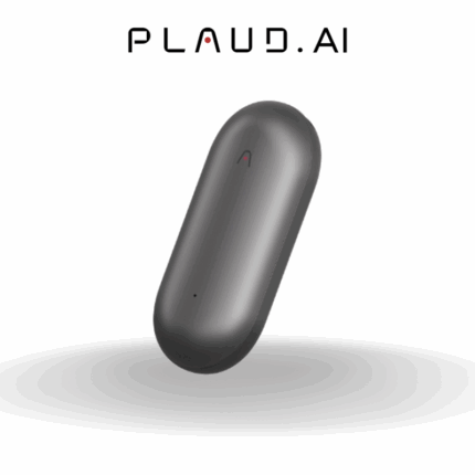 PLAUD NotePin Wearable AI Voice Recorder with GPT-4o Transcription | Cosmic Grey